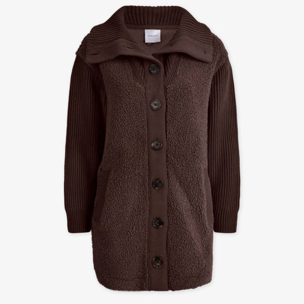 Varley Elliot Sherpa Button Down Jacket